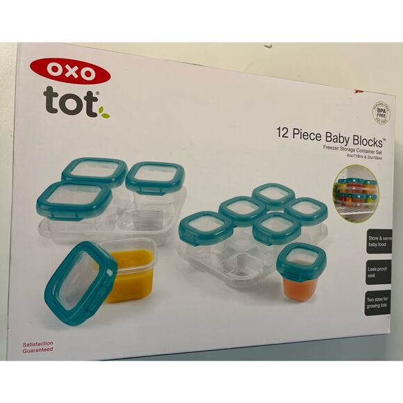 OXO toys 12 Piece Baby Food Storage Set NEW - Picture 1 of 4